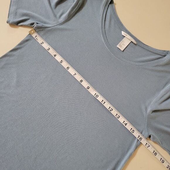 H&M Women's Blue Short Sleeve Shirt - Picture 6 of 11